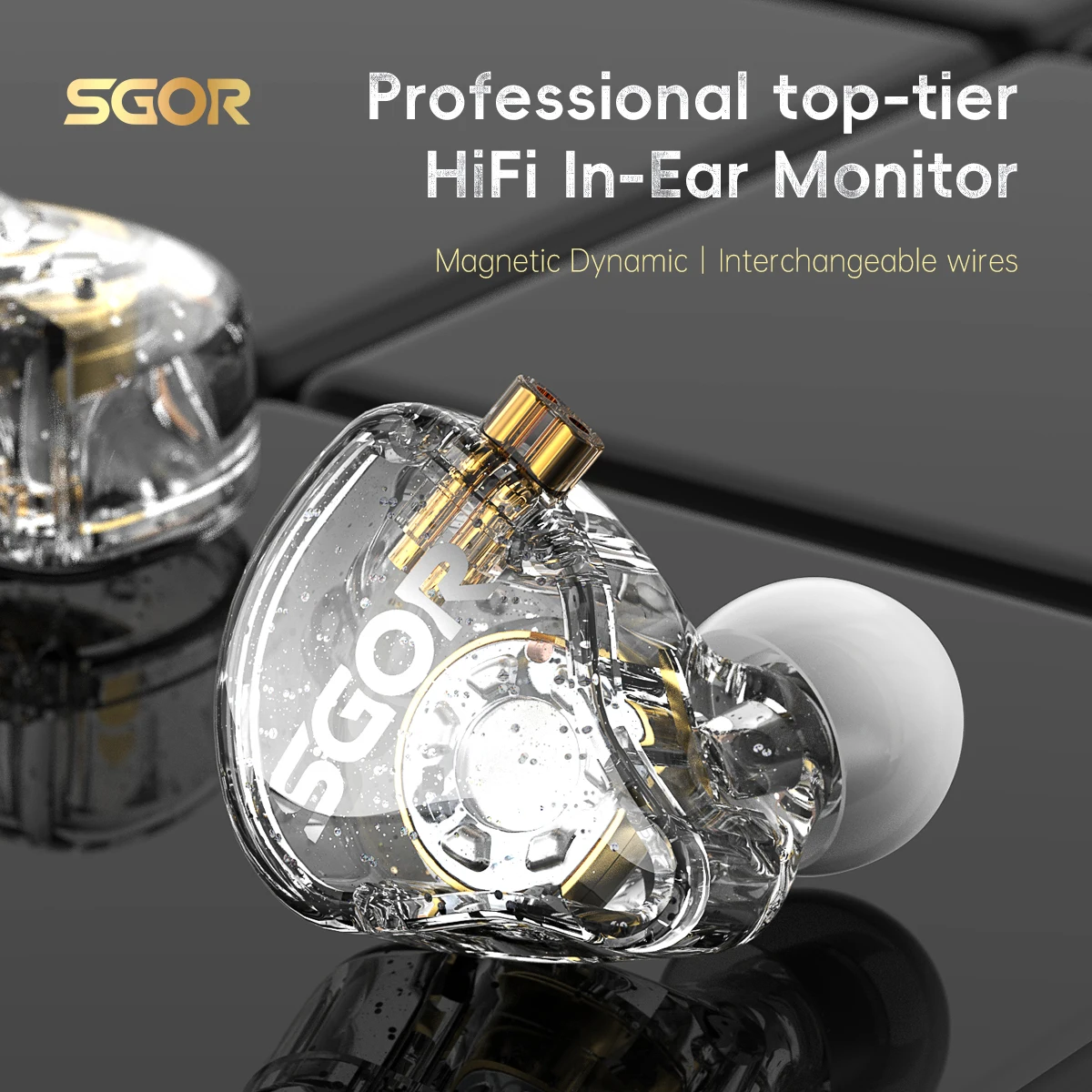 Wired Earphone Lightning - SGOR SG01 Dynamic Earphones HIFI Bass