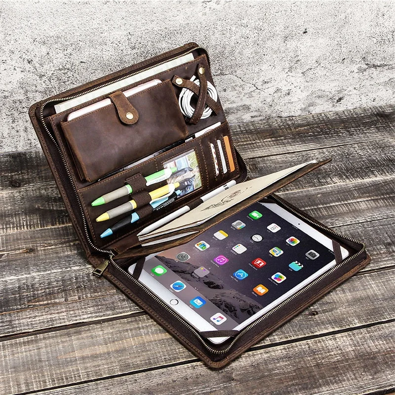 Leather Tablet Storage Bag for - Tablet Tech Accessories ulasan dan harga