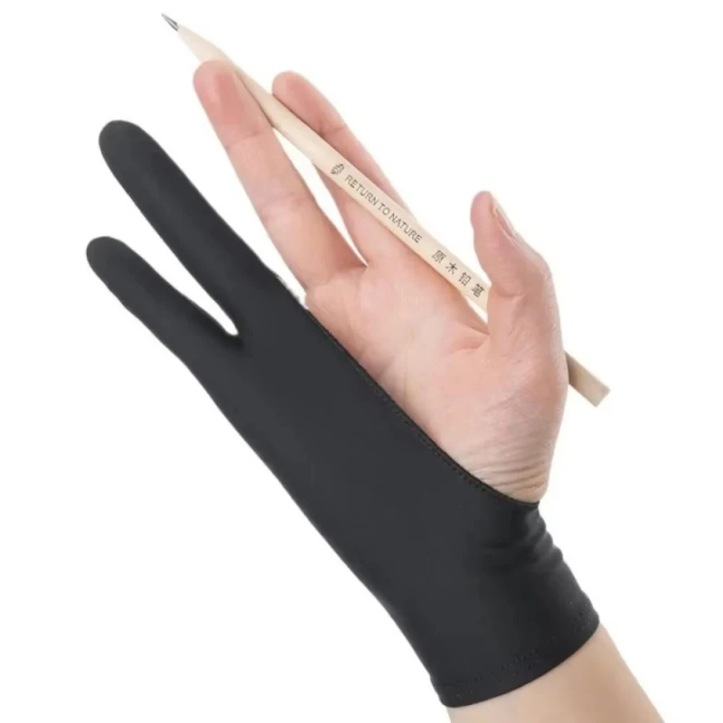 1/2Pcs Two-Finger Hand Paintin - Drawing Glove Artist ulasan dan harga